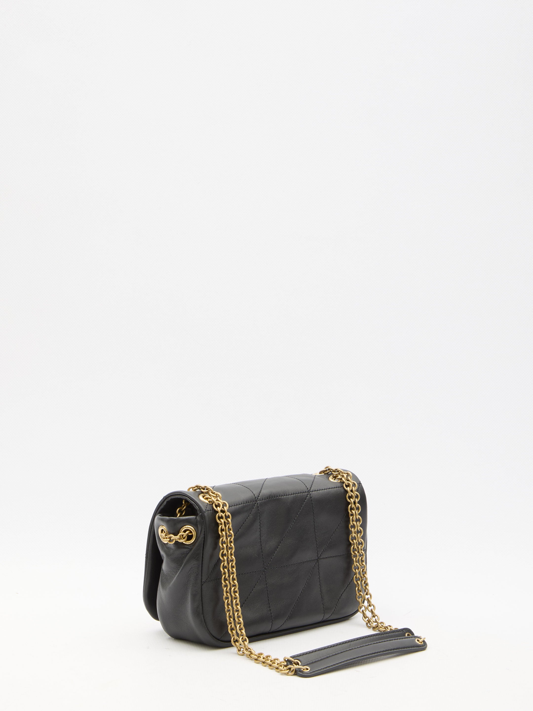 SAINT LAURENT Mini Quilted Lambskin Handbag - 20x12x7cm