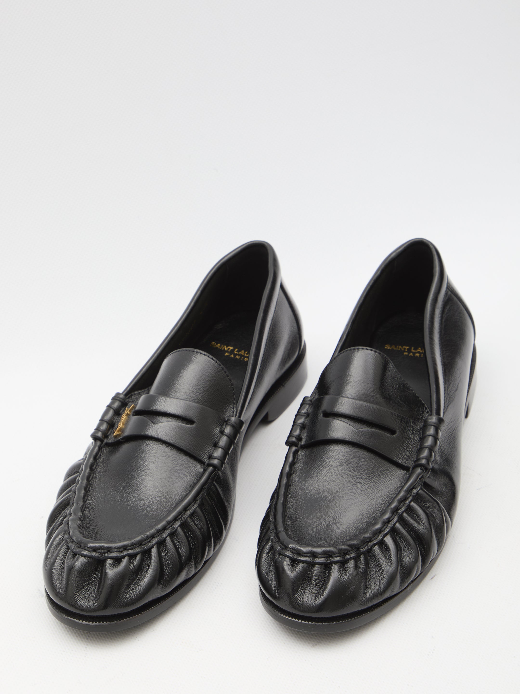 SAINT LAURENT Sophisticated Penny Loafers for Women - 2 cm Heel