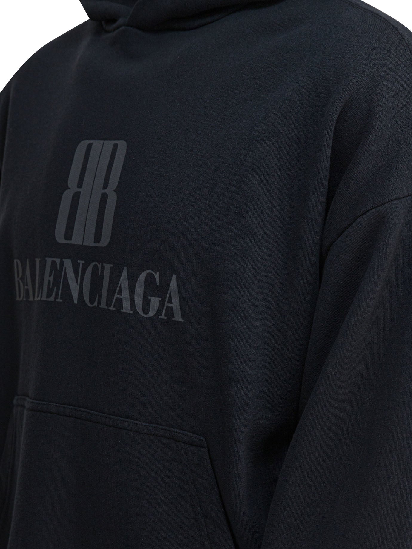 BALENCIAGA Medium Fit Cotton Hoodie for Men