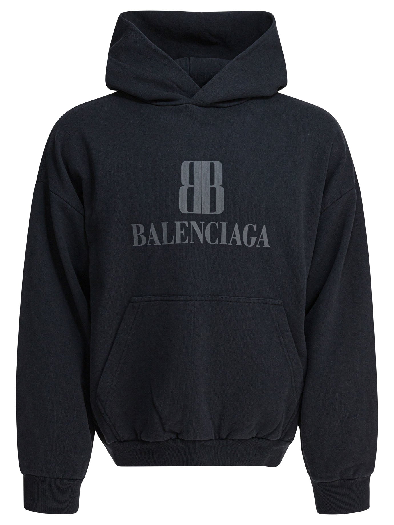 BALENCIAGA Medium Fit Cotton Hoodie for Men