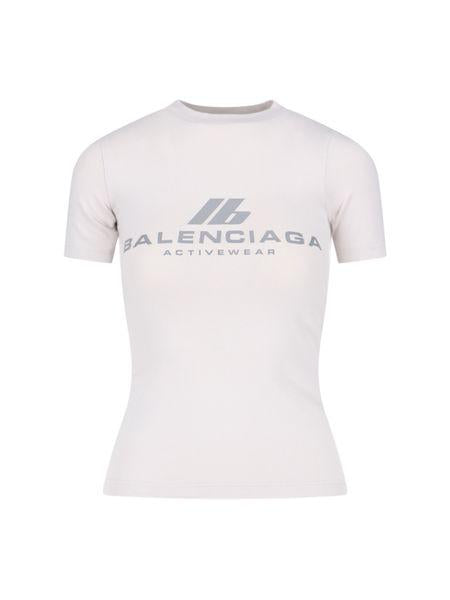BALENCIAGA Fitted Activewear T-Shirt for Women - FW24