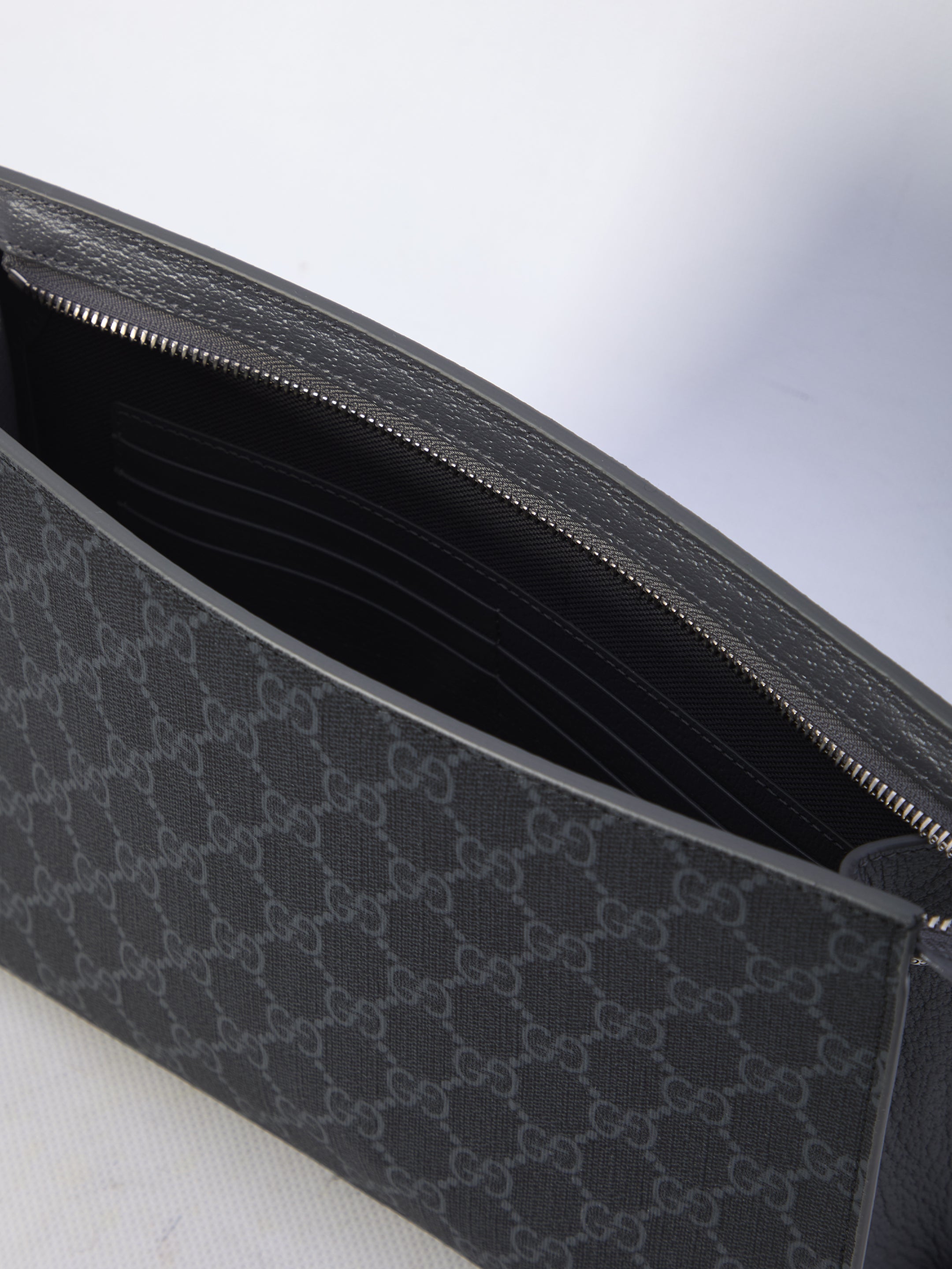 GUCCI Mini Pouch Handbag in GG Supreme Fabric