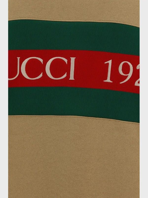 GUCCI Regular Fit Sweatshirt with Web Ribbon - Size L