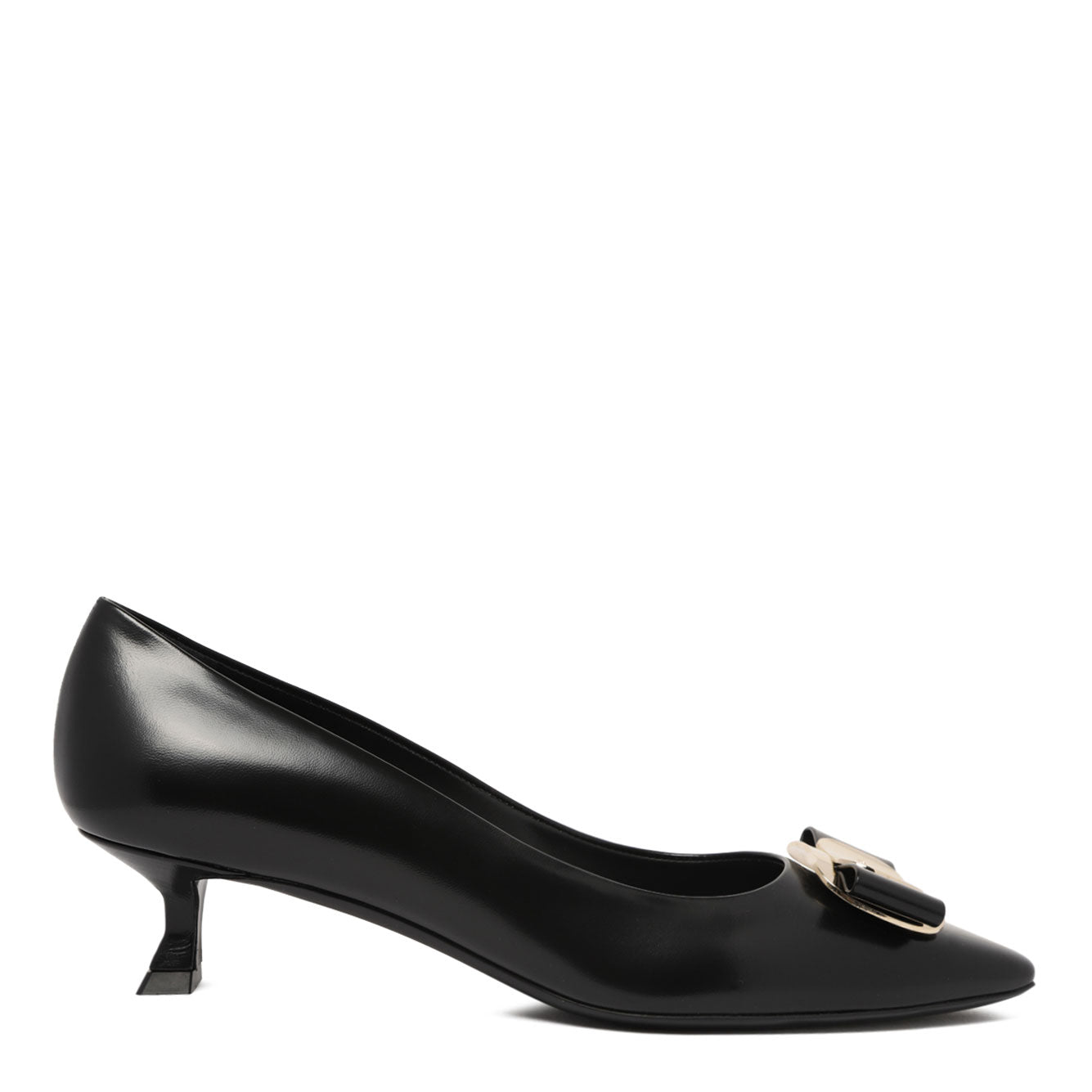 Ferragamo Elegant Lambskin Heel Shoes for Women
