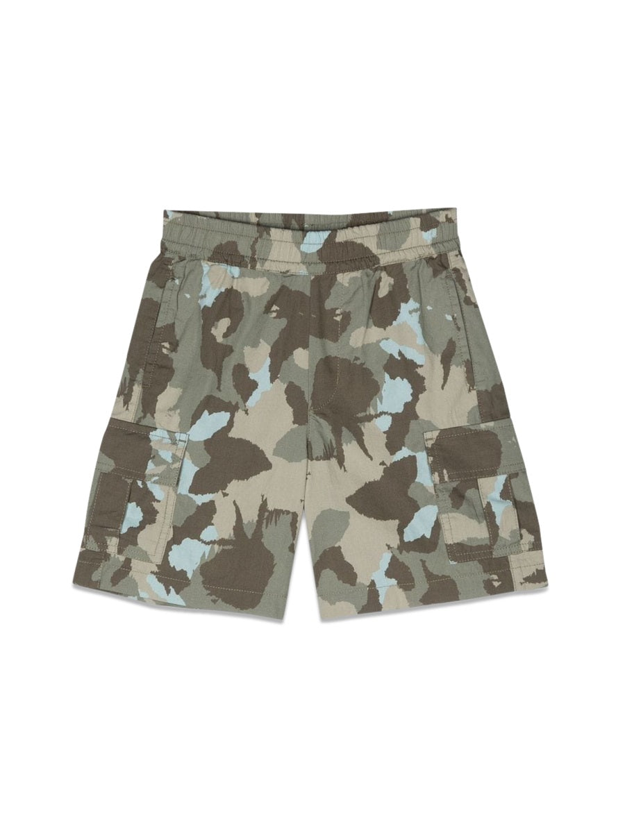 ASPESI Boys' Mini Camouflage Bermuda Shorts