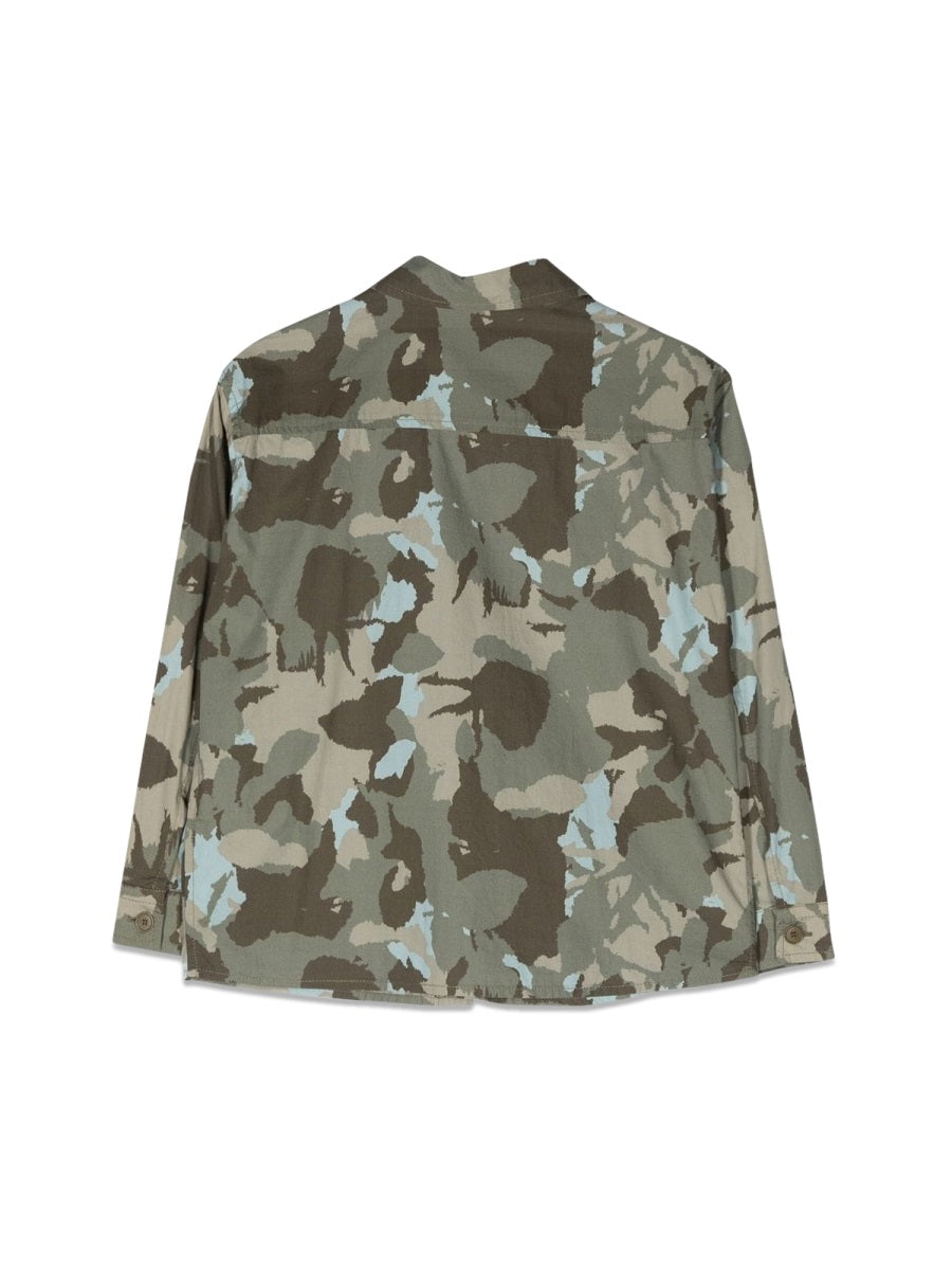 ASPESI Mini Camouflage Shirt Jacket for Kids