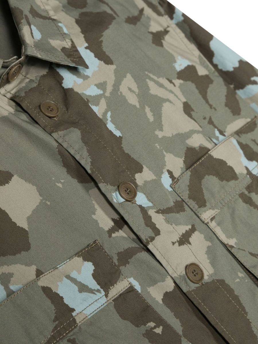 ASPESI Mini Camouflage Shirt Jacket for Kids