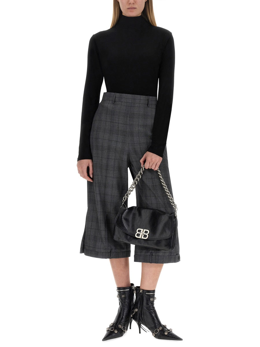 BALENCIAGA Deconstructed Wide Leg Shorts - Size 38