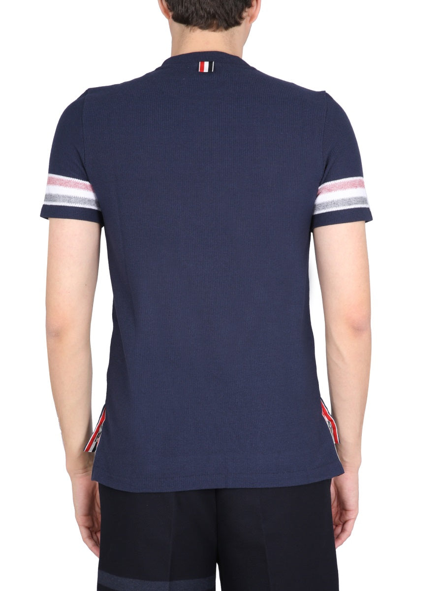 THOM BROWNE Classic Stripes Crew-Neck T-Shirt