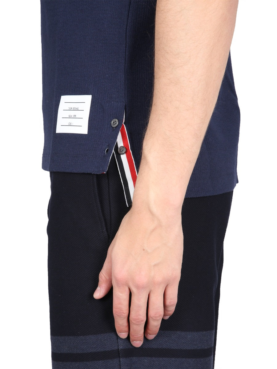 THOM BROWNE Classic Stripes Crew-Neck T-Shirt