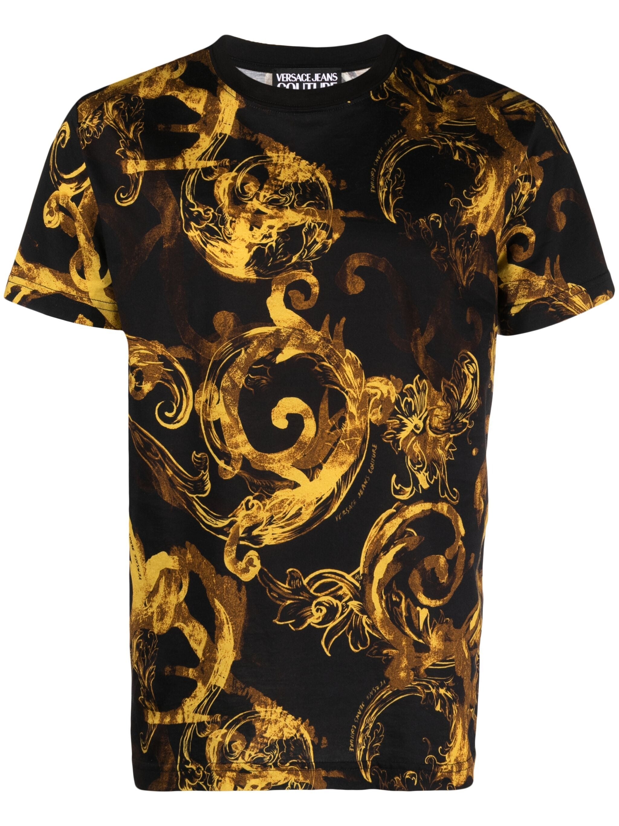 VERSACE JEANS COUTURE Essential Cotton T-Shirt for Men - SS24 Collection