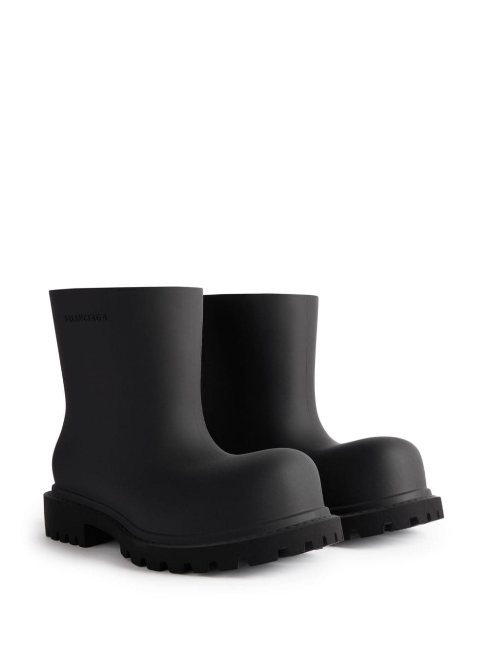 BALENCIAGA Men's Steroid Logo-Embossed Ankle Boots