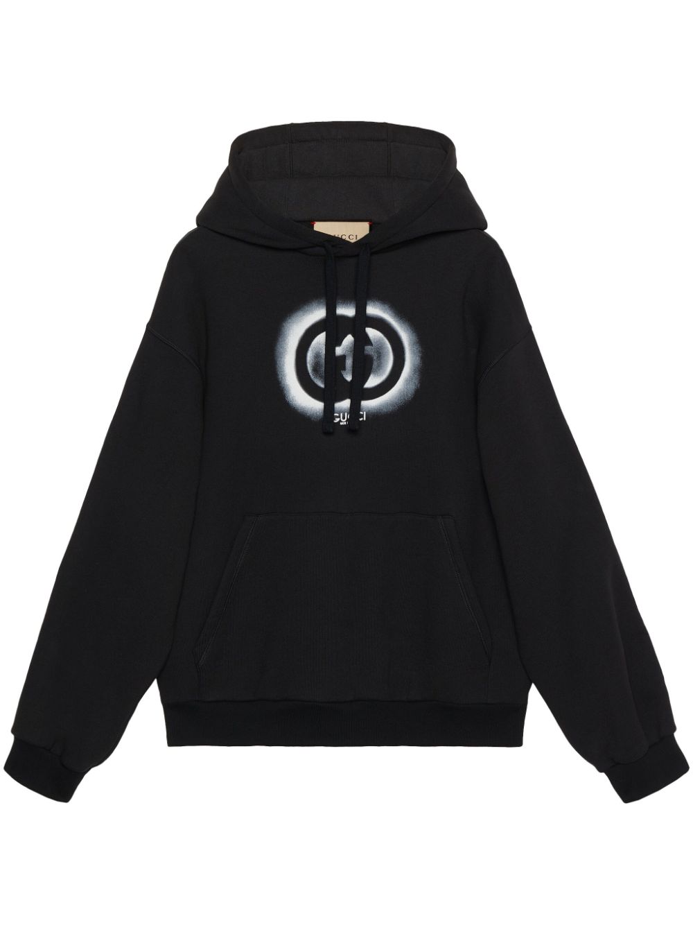 GUCCI Logo-Printed Cotton Hoodie - Men's SS24 Collection