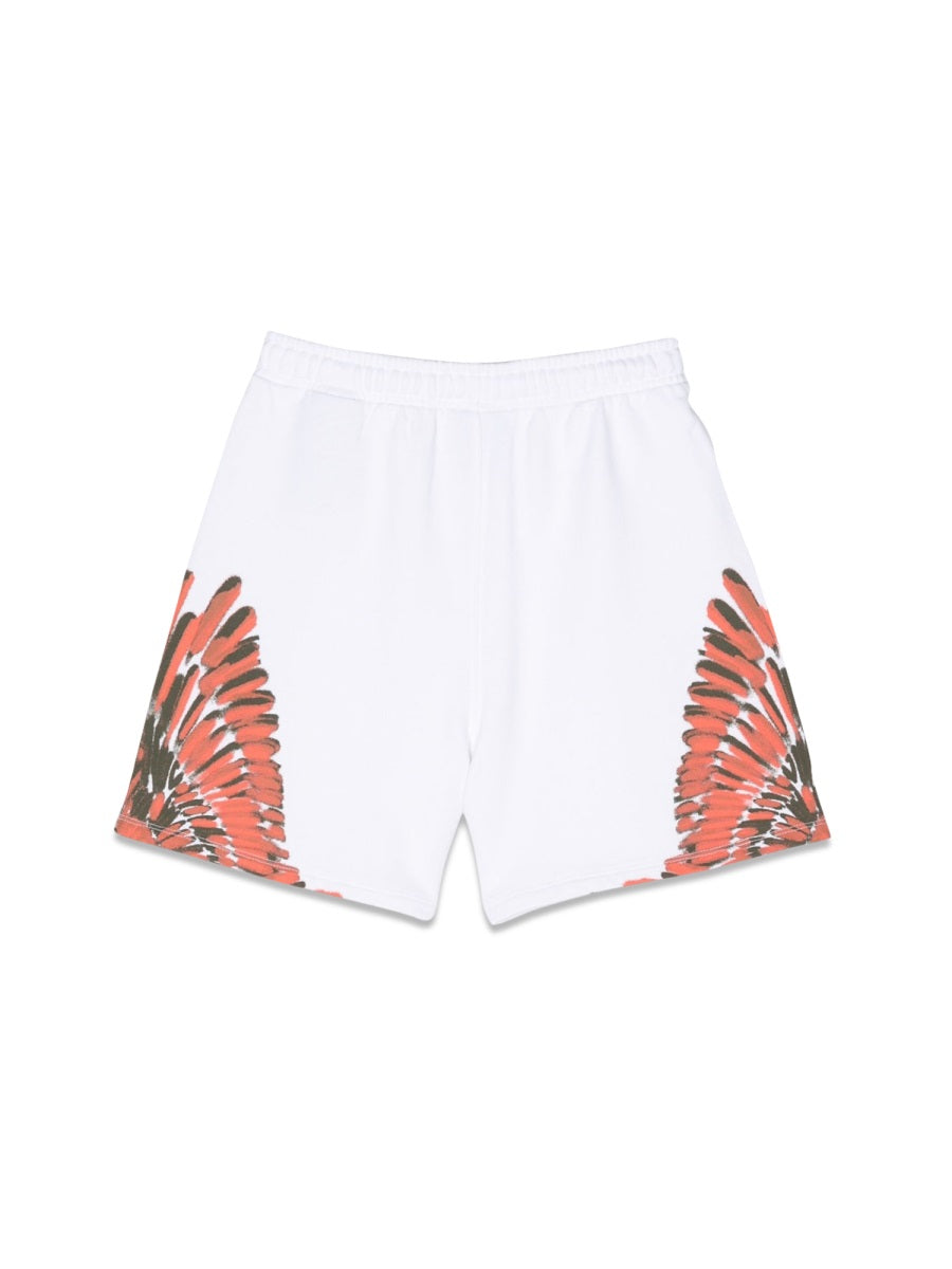 MARCELO BURLON COUNTY OF MILAN Mini Wings Sweatshorts for Boys