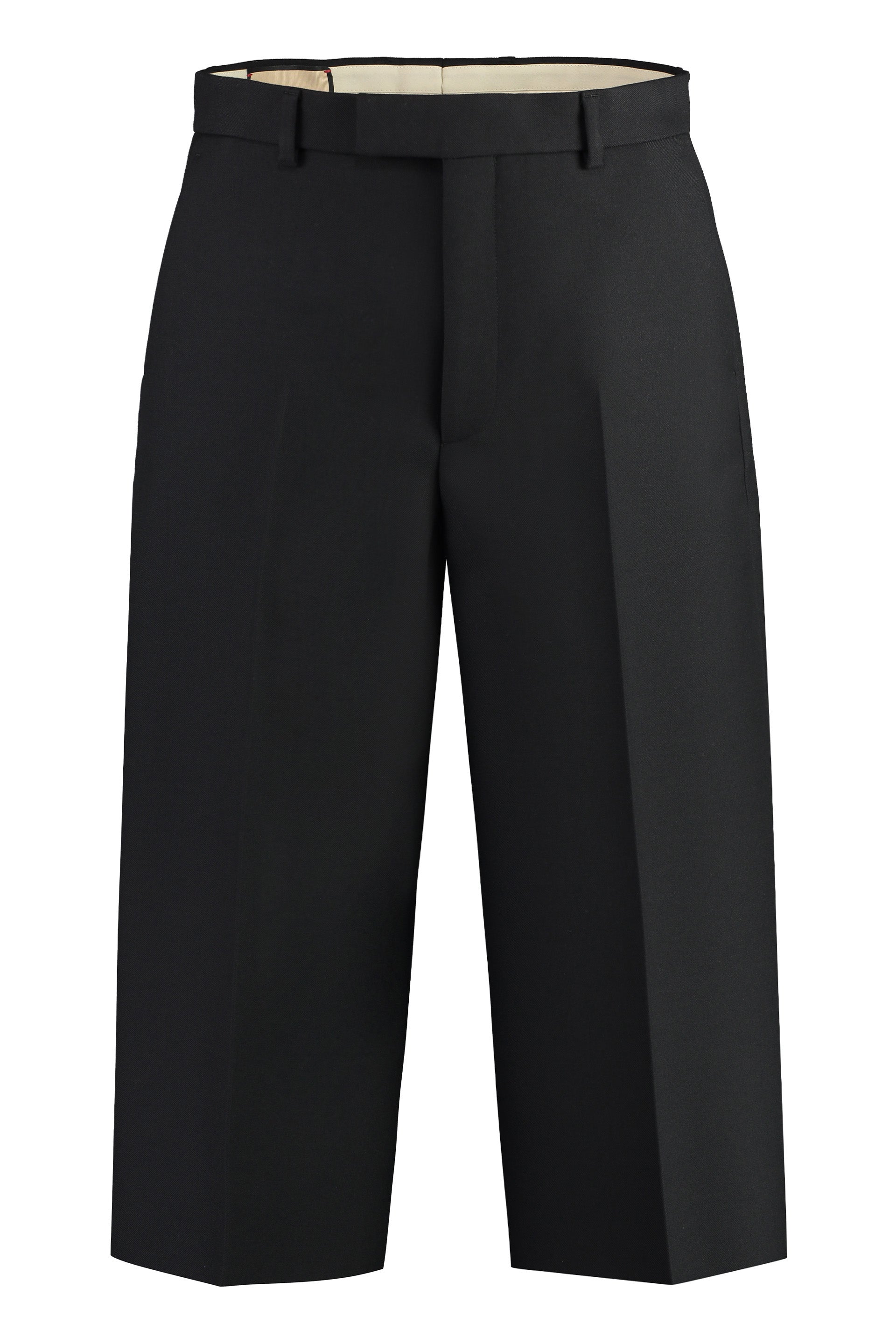 GUCCI Wool Silk Cropped Pants