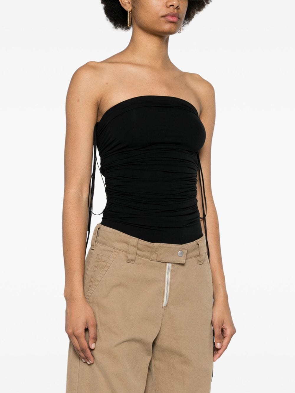 WOLFORD Mini Draping String Bodysuit