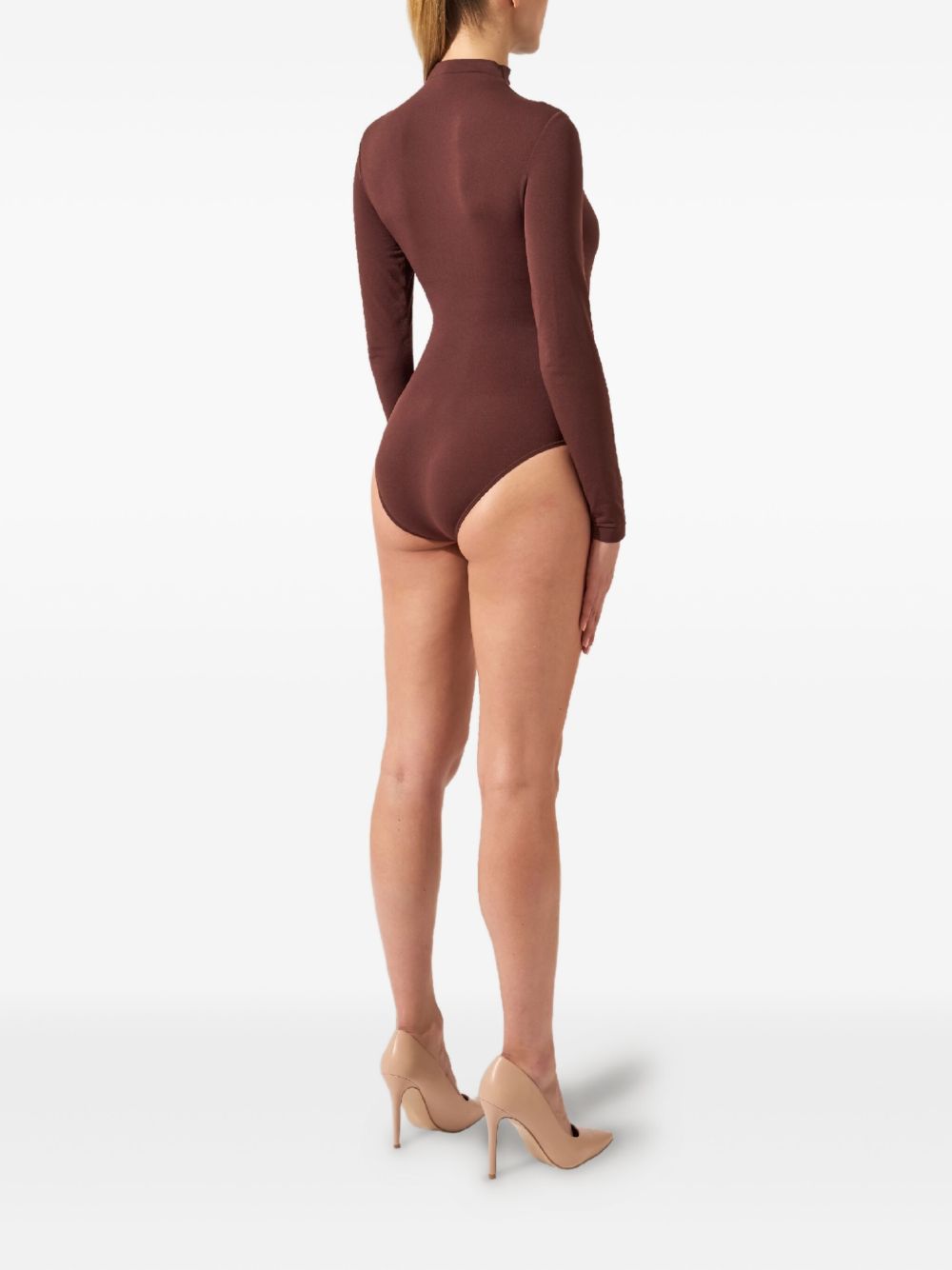WOLFORD High Neck Seamless Long Sleeve Top