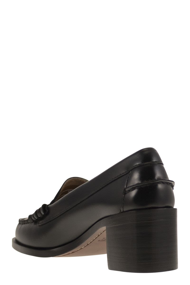 SEBAGO Egle Leather Moccasin - 5 CM Heel