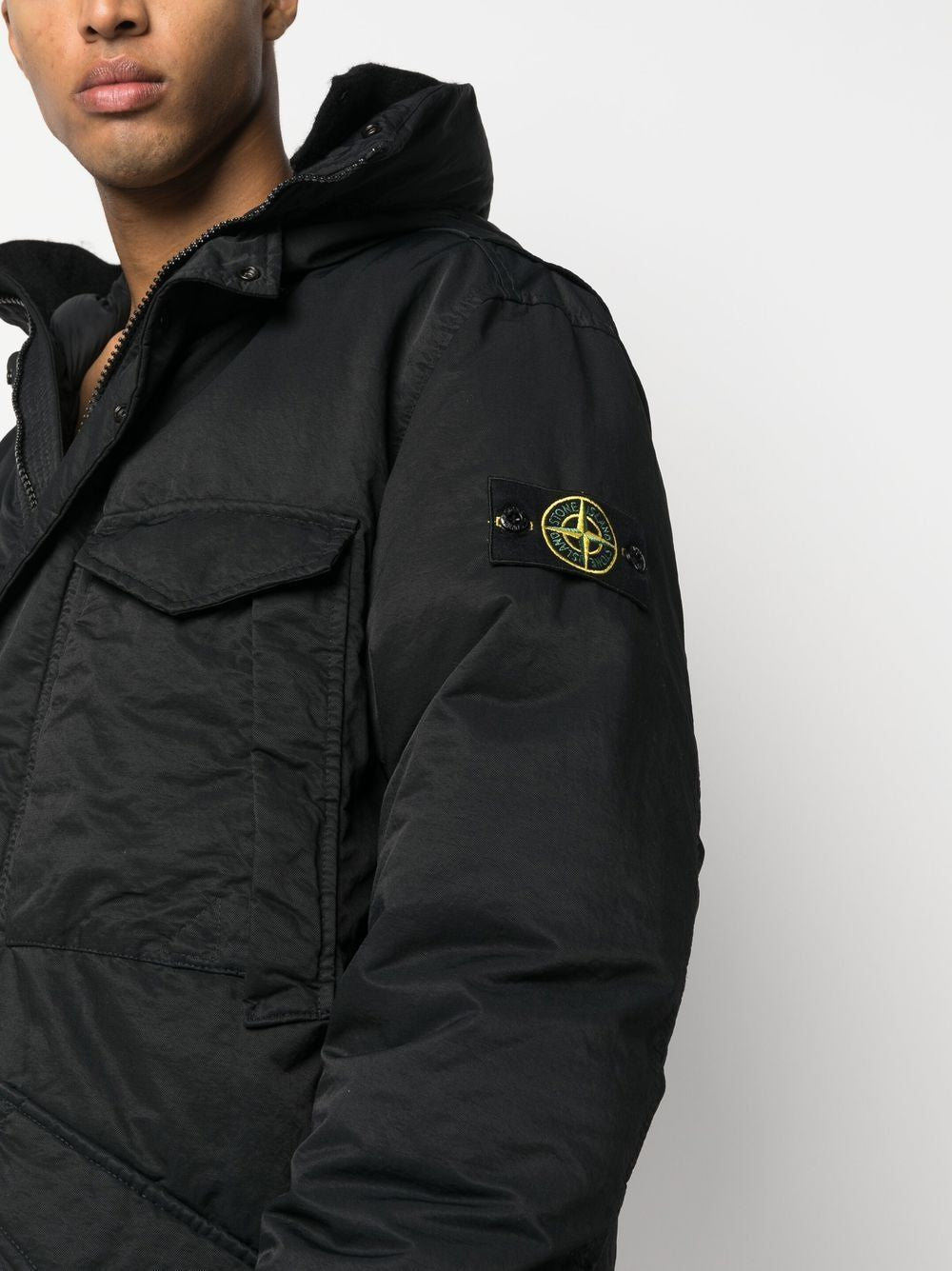 STONE ISLAND Matte Nylon Parka Jacket for Men