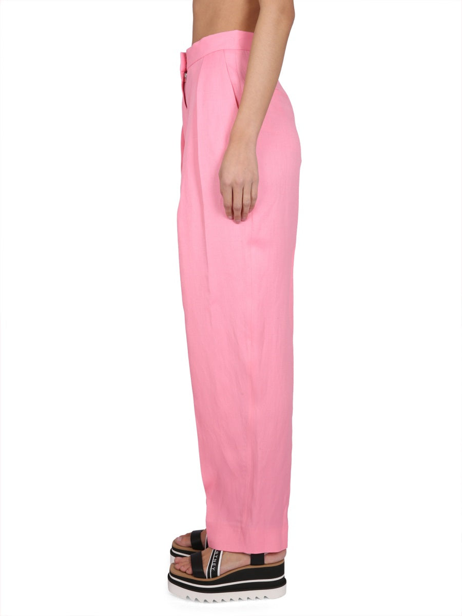 STELLA McCARTNEY High Waist Carrot Fit Trousers