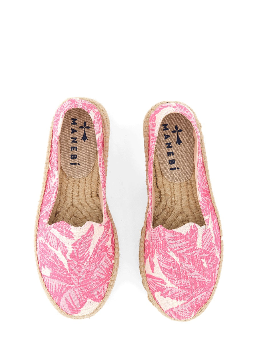 MANEBI Double Jute Sole Espadrille Flats