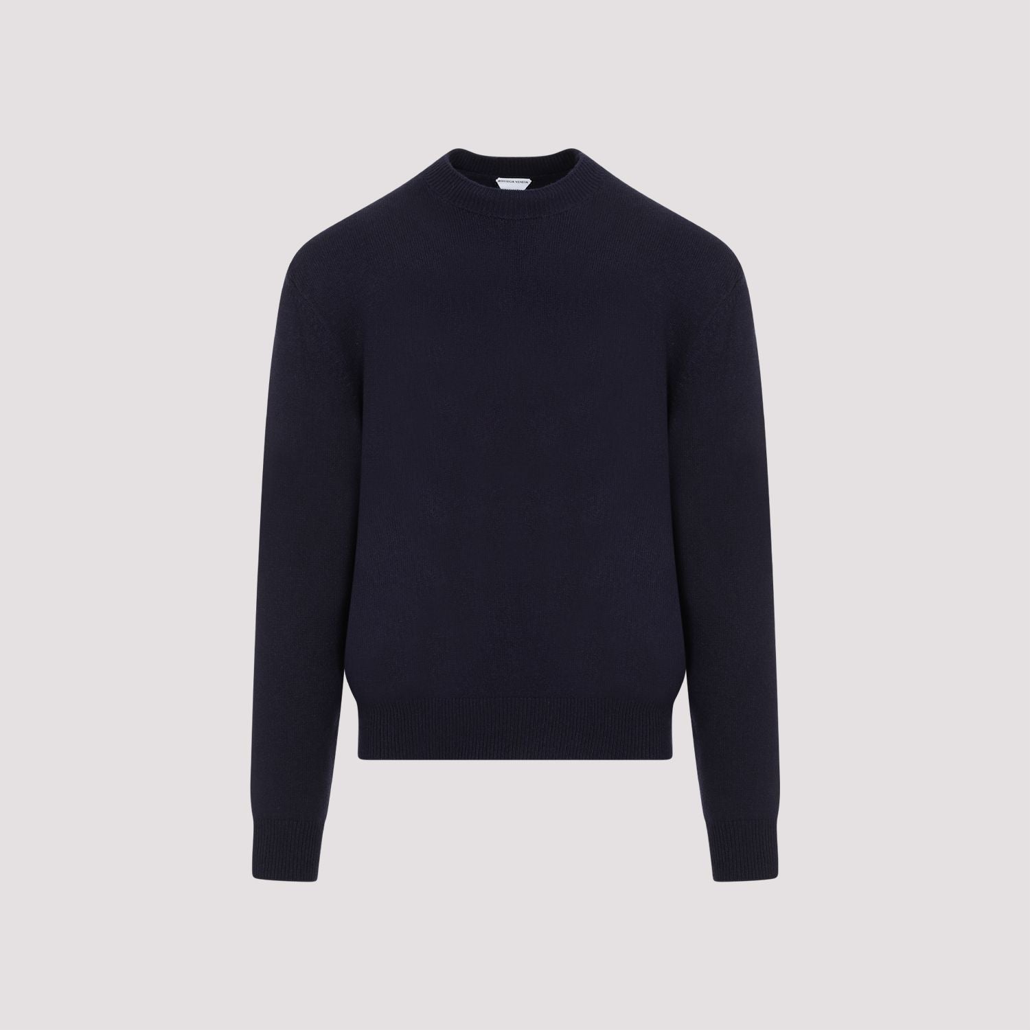 BOTTEGA VENETA Crew-Neck Cashmere Sweater with Elbow Patches