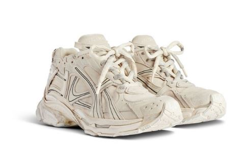 BALENCIAGA Panelled Lace-Up Sneakers for Women