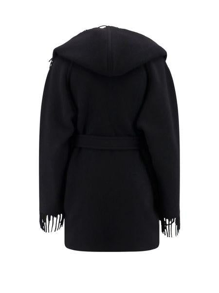 BALENCIAGA Fringe Wool Jacket for Women