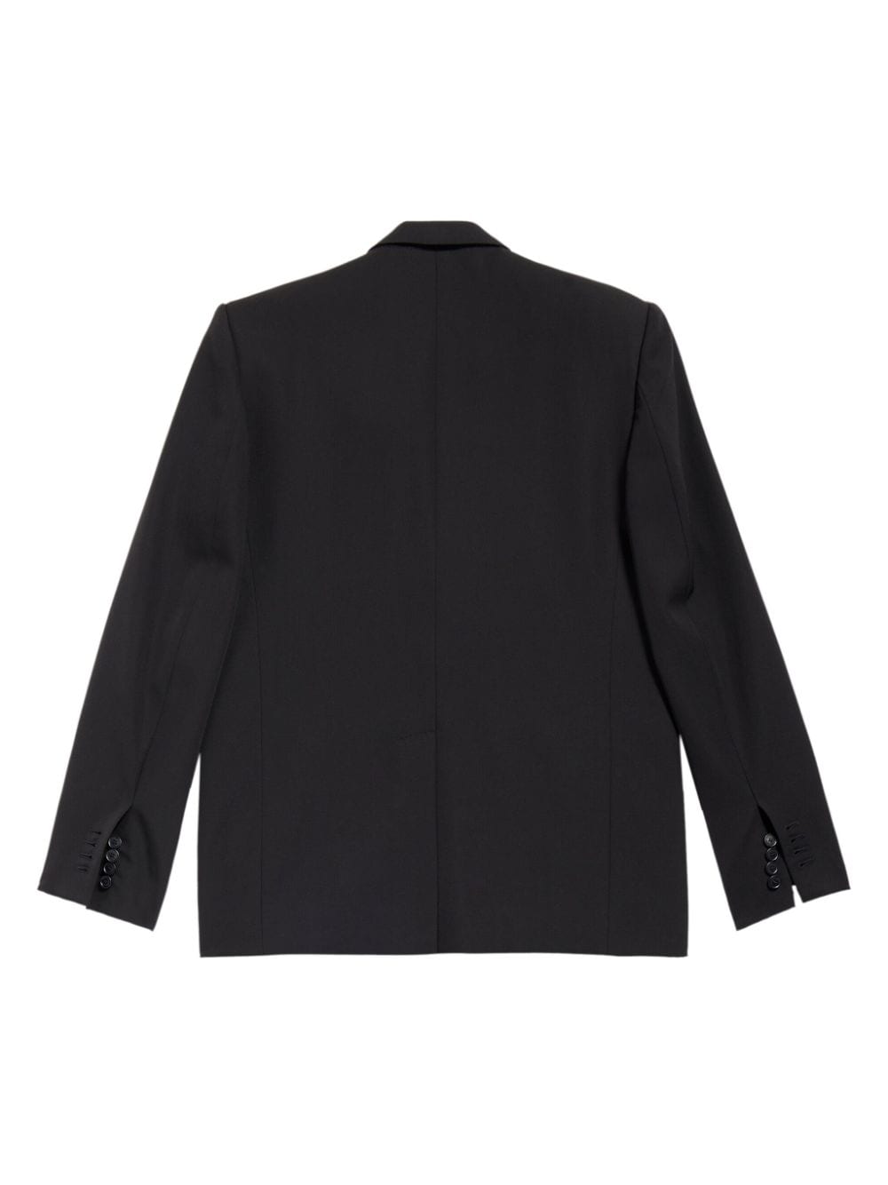 BALENCIAGA Wool Single-Breasted Blazer Jacket for Men