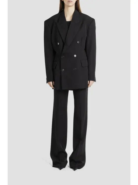 BALENCIAGA Women's Slim Fit High-Waisted Pants