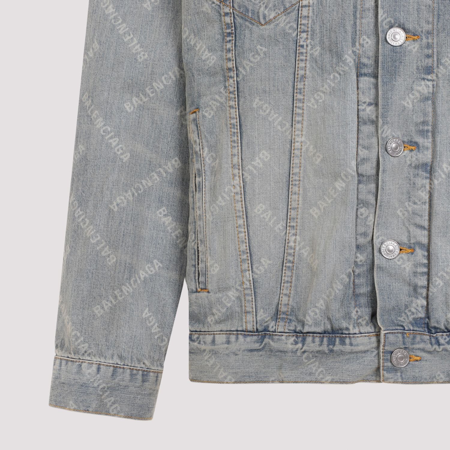 BALENCIAGA Oversized Denim Jacket - SS24 Collection