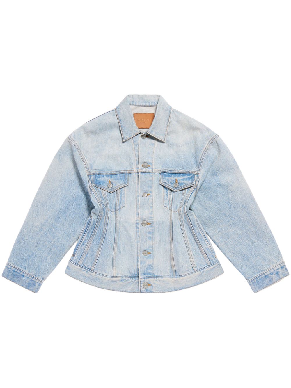 BALENCIAGA Hourglass Denim Jacket for Women