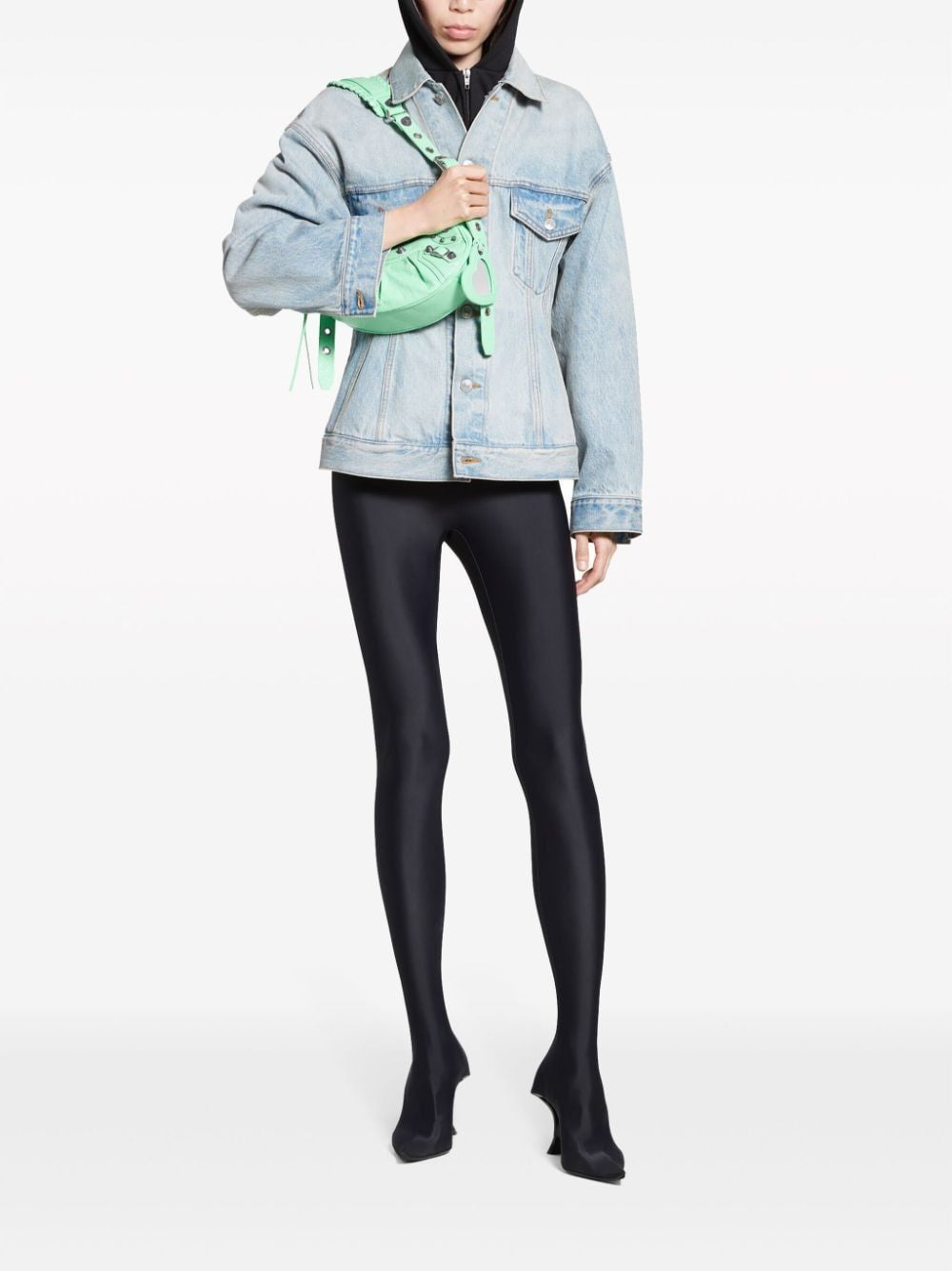 BALENCIAGA Women's Denim Hourglass Jacket