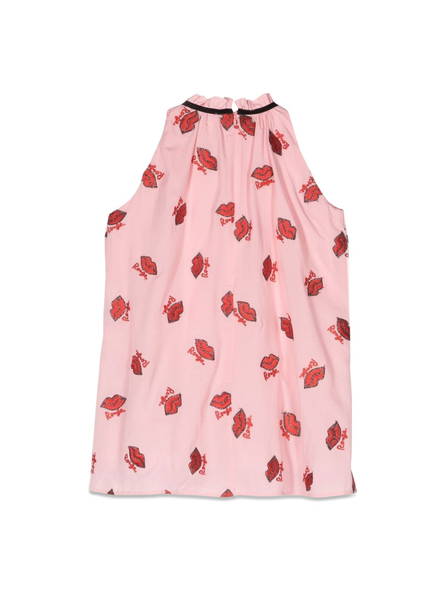 SONIA RYKIEL Mini Kisses Pinafore Dress for Girls