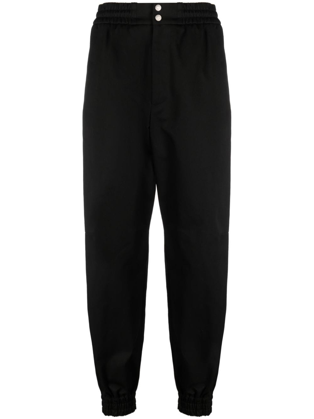 ALEXANDER MCQUEEN Twill Weave Tapered-Leg Cotton Trousers