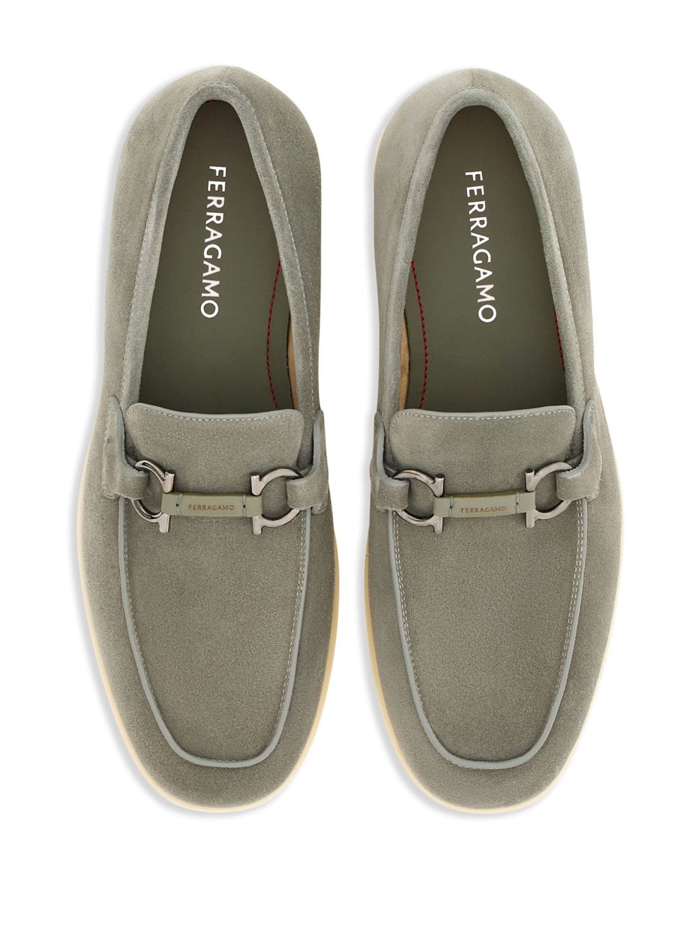Ferragamo Men's Suede Cosimo Loafers