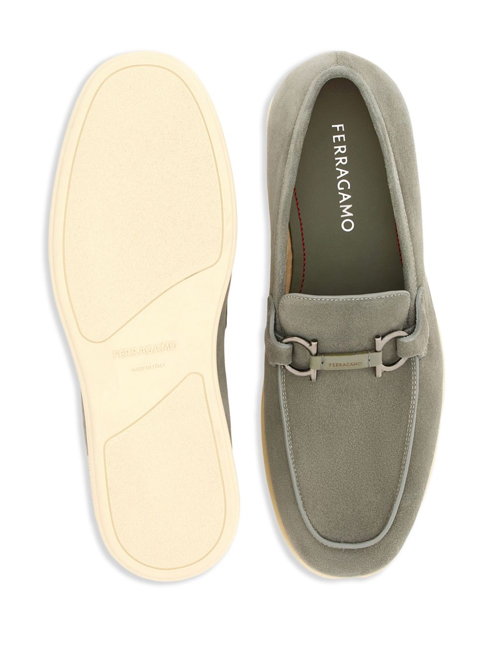 Ferragamo Men's Suede Cosimo Loafers