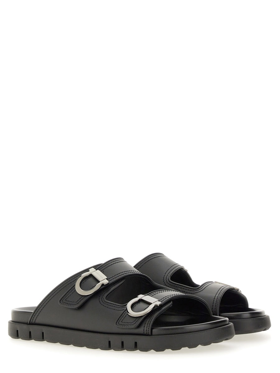 Ferragamo Double Strap Sandal for Men
