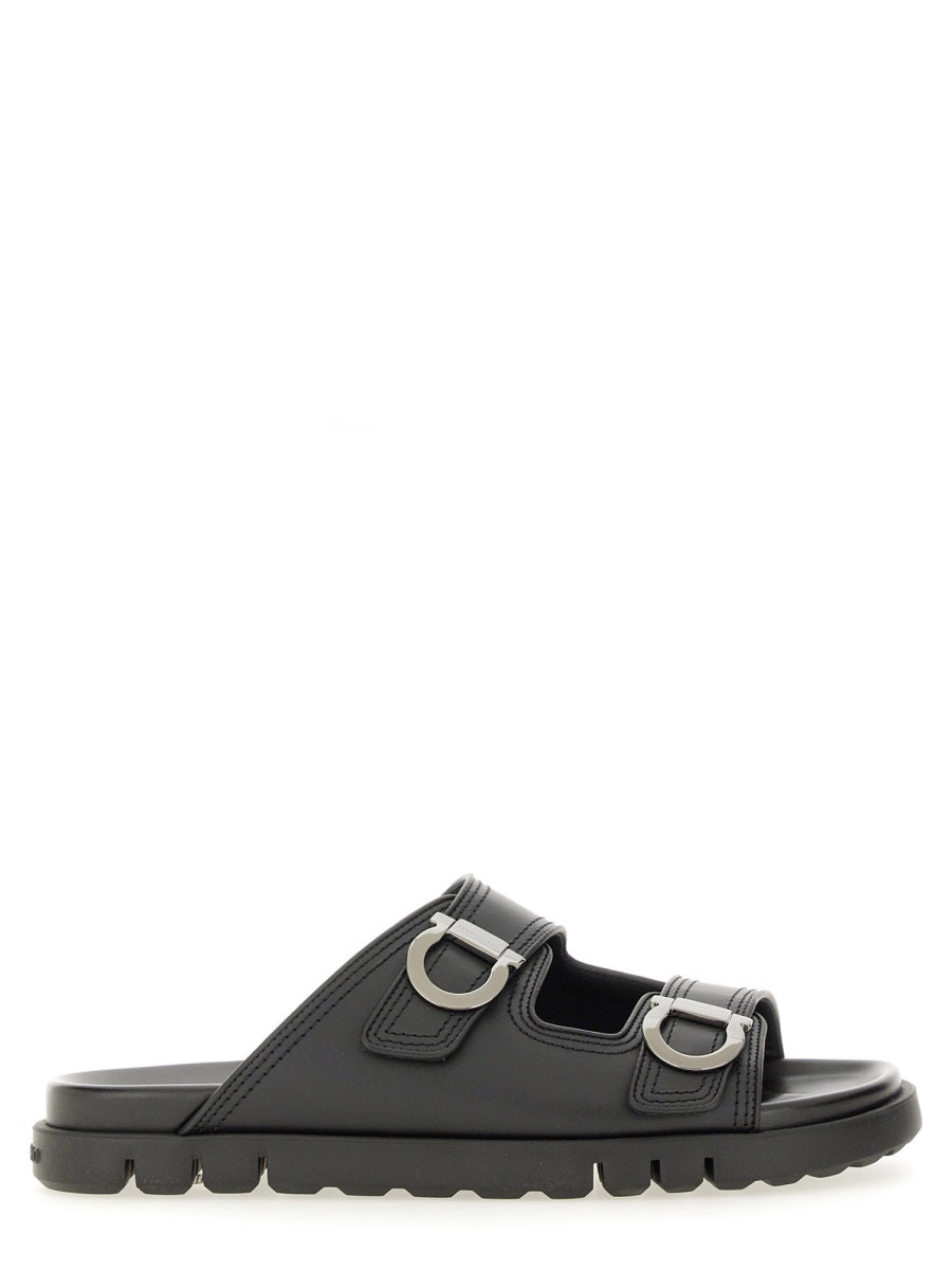 Ferragamo Double Strap Sandal for Men
