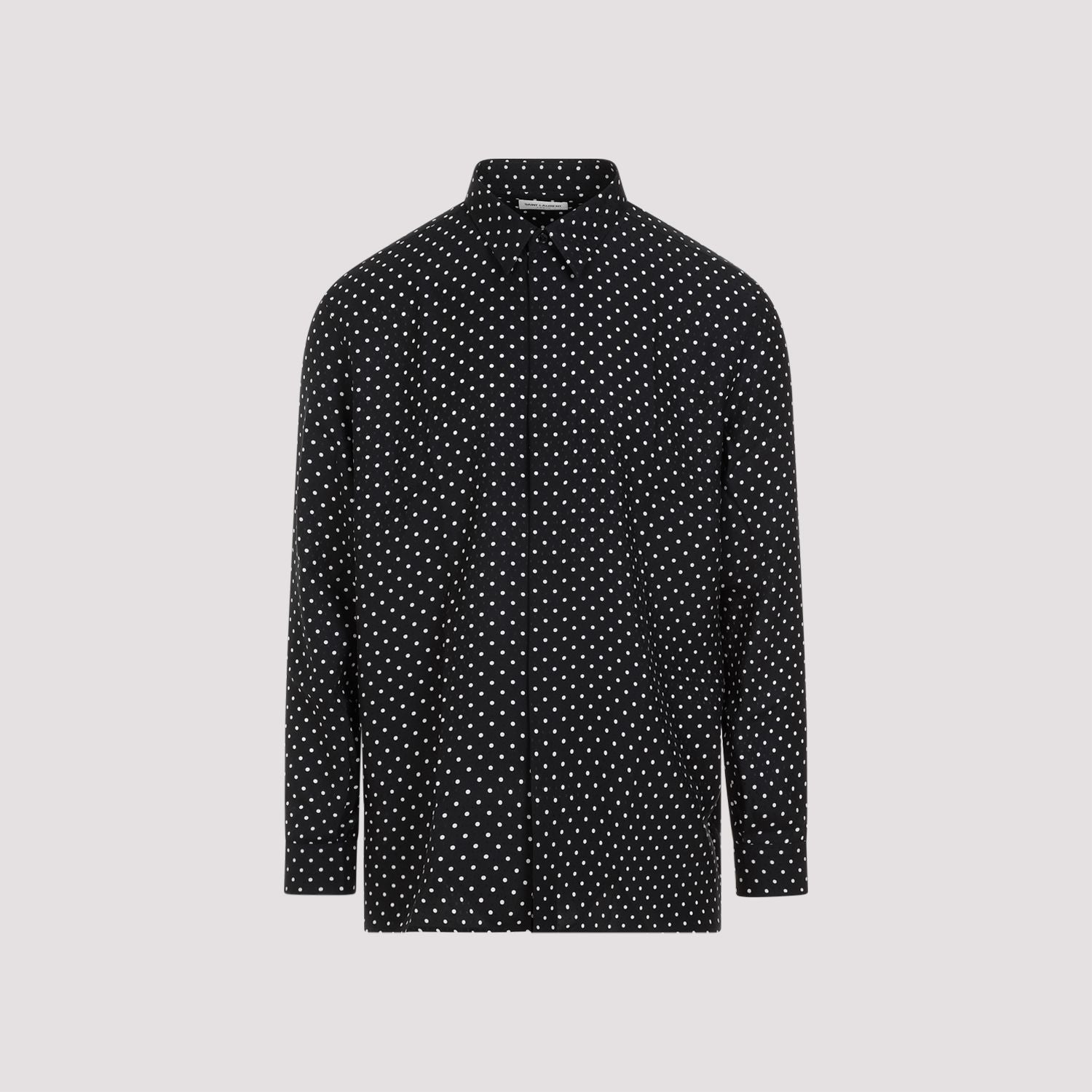 SAINT LAURENT Printed Silk Shirt for Men - SS24 Collection