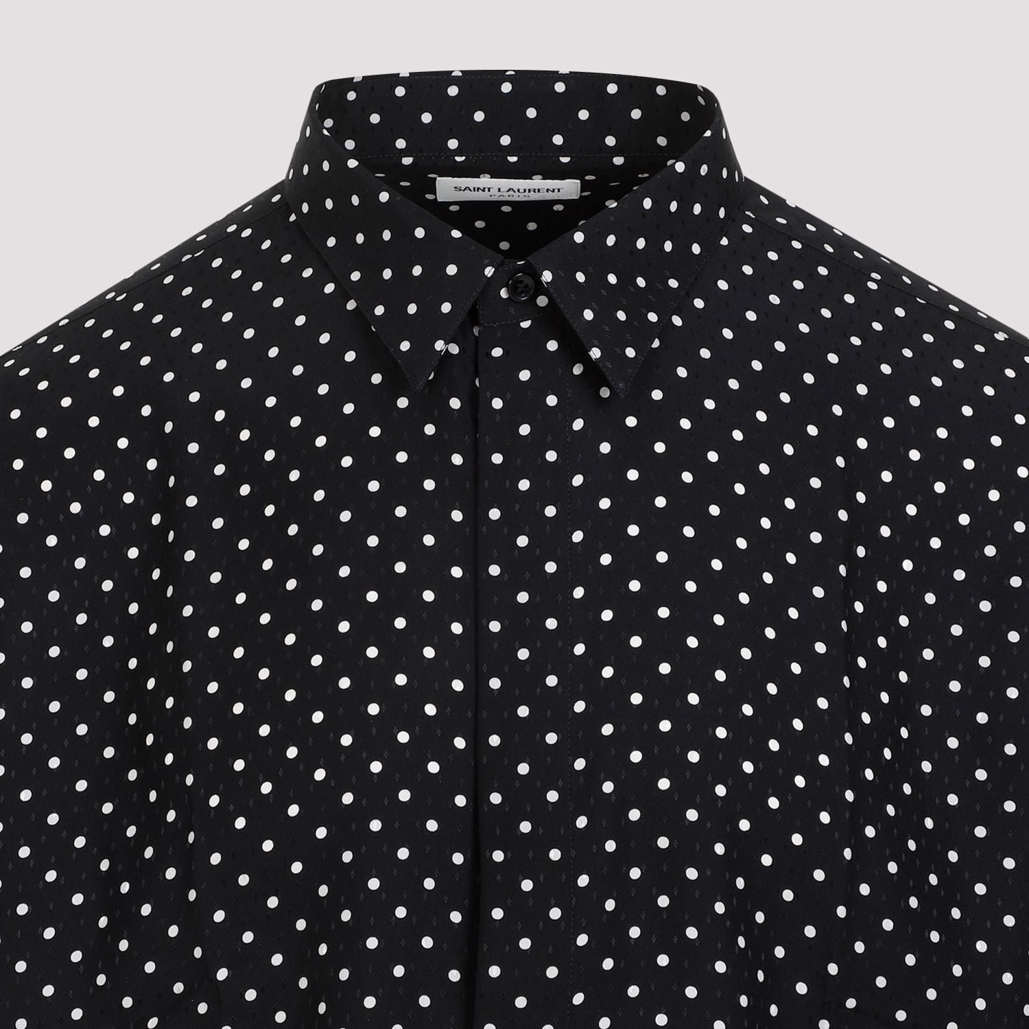 SAINT LAURENT Printed Silk Shirt for Men - SS24 Collection