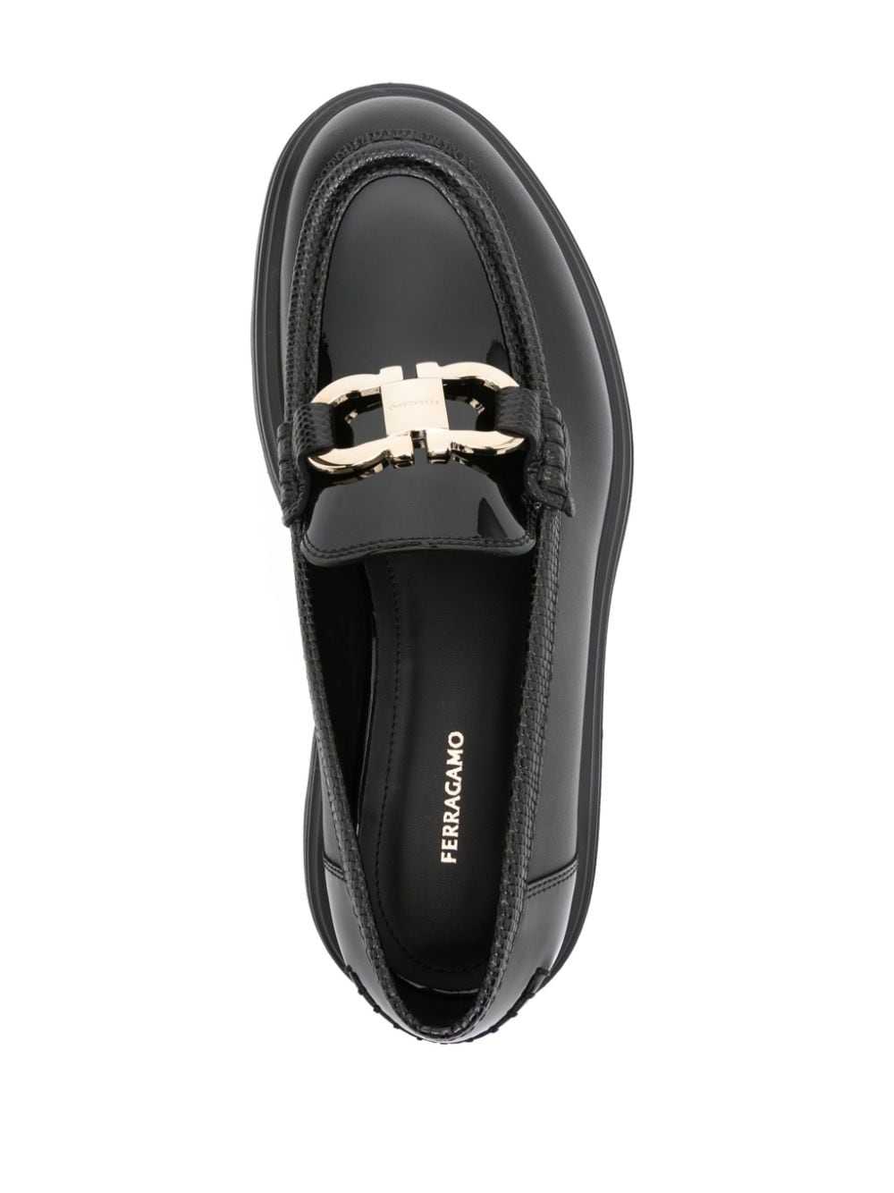 Ferragamo Leather Slip-On Loafers