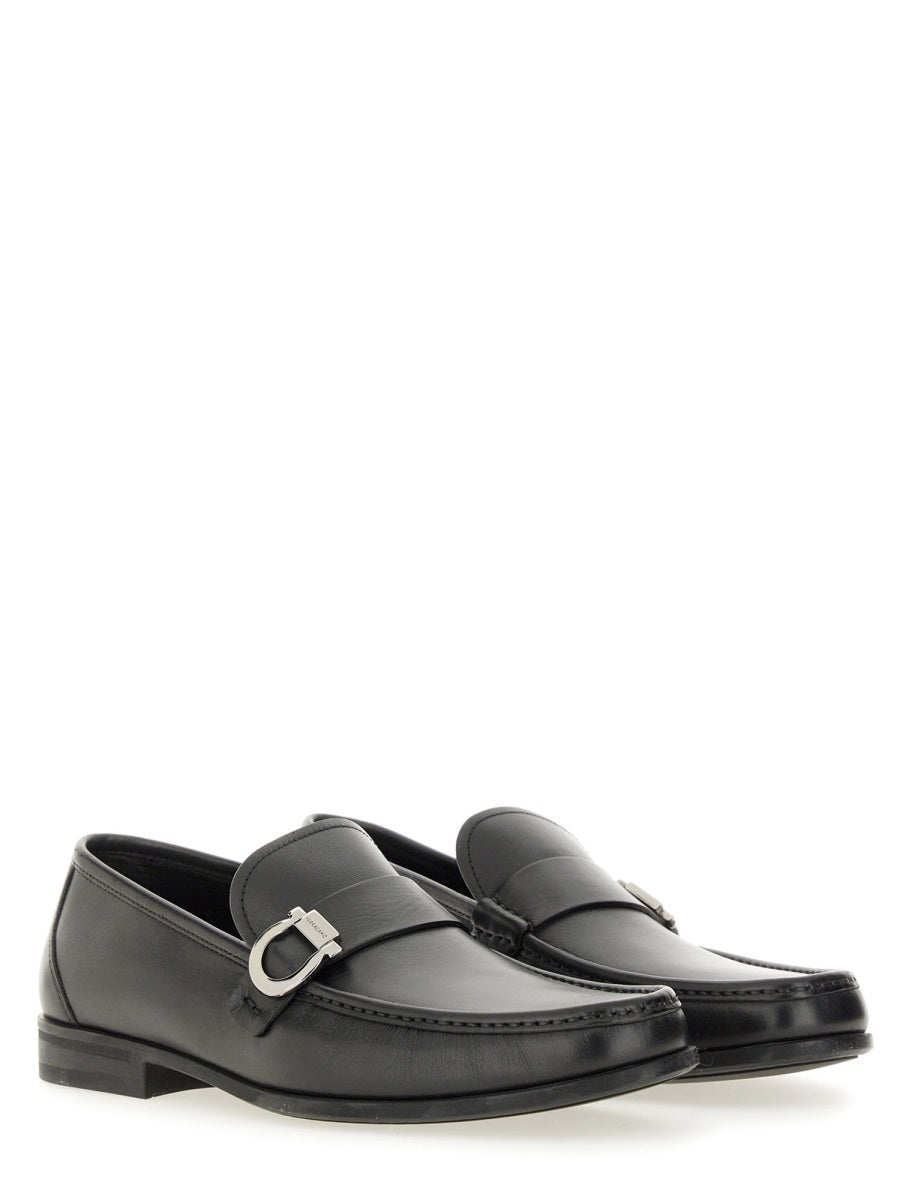 Ferragamo Men's Gancini Hook Moccasin