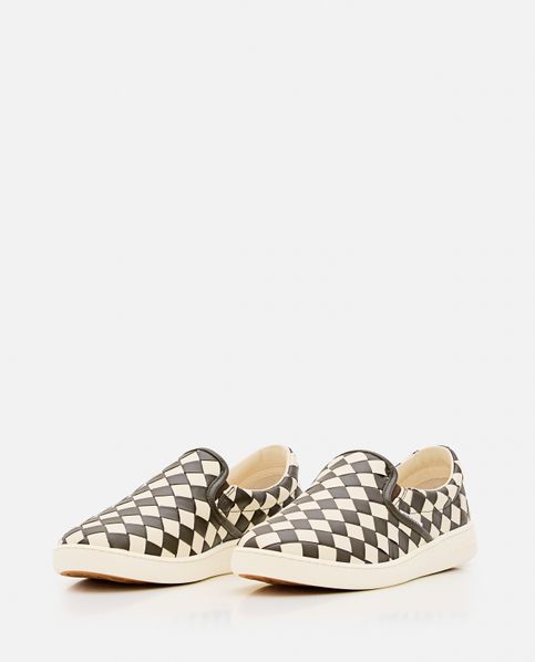 BOTTEGA VENETA Slip-On Leather Intrecciato Sneakers for Men