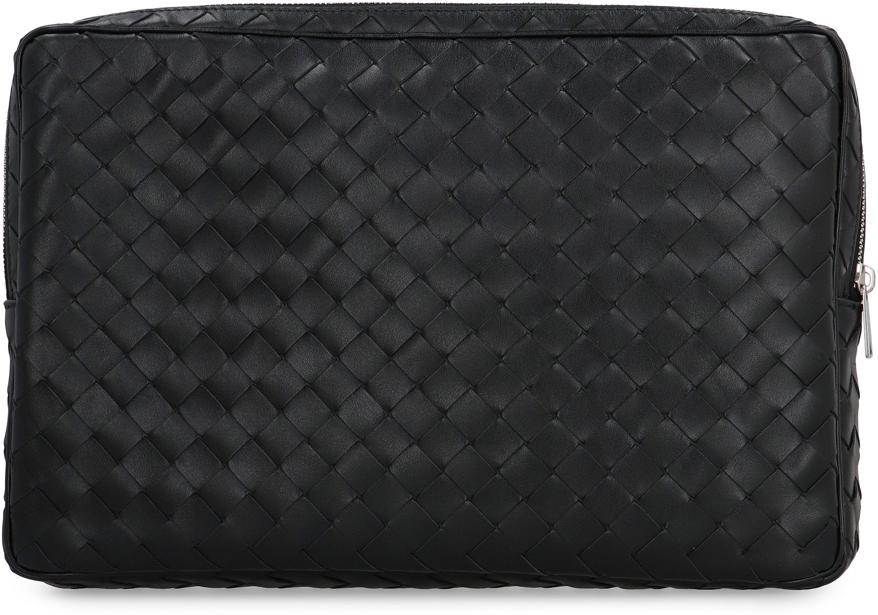 BOTTEGA VENETA Leather Laptop Case with Intrecciato Design - 35x23 cm