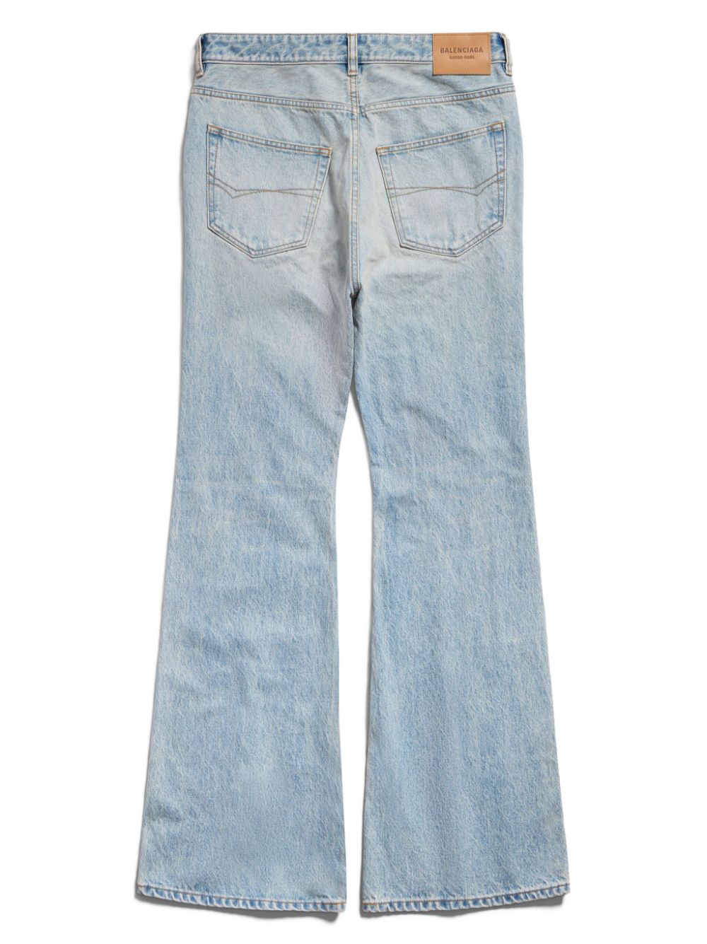 BALENCIAGA High-Waisted Flared Denim Jeans
