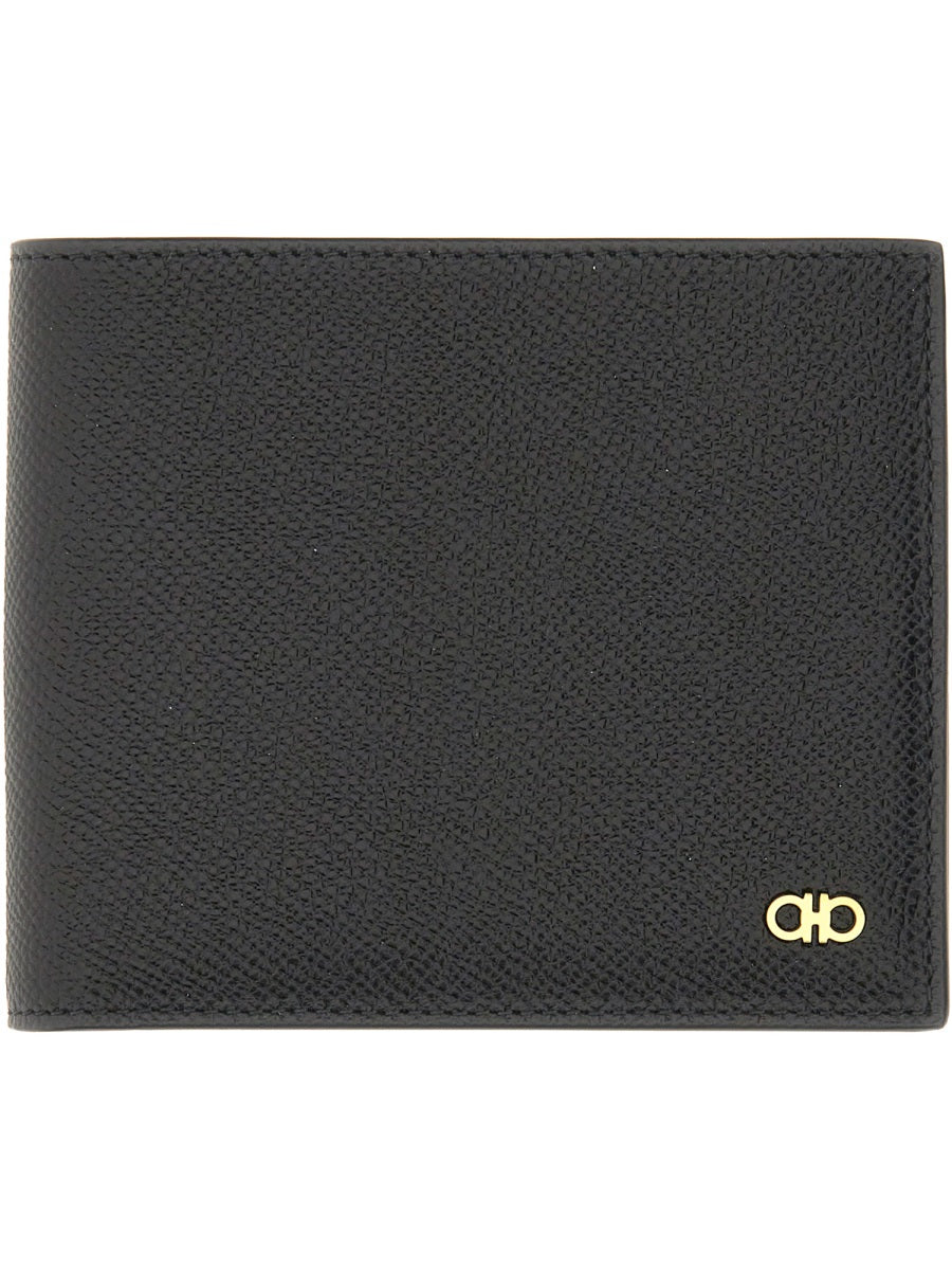 Ferragamo Mini Leather Wallet for Men - 100% Premium Calf Leather