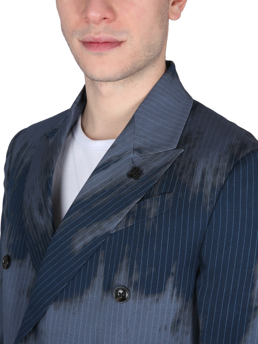 AMIRI Relaxed Fit Jacket with Peaked Lapels