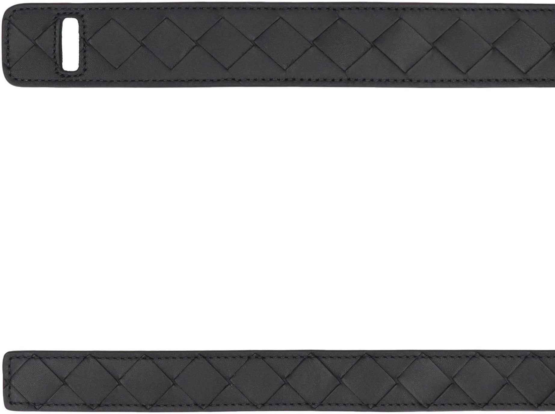 BOTTEGA VENETA Textured Leather Belt 4 cm Width