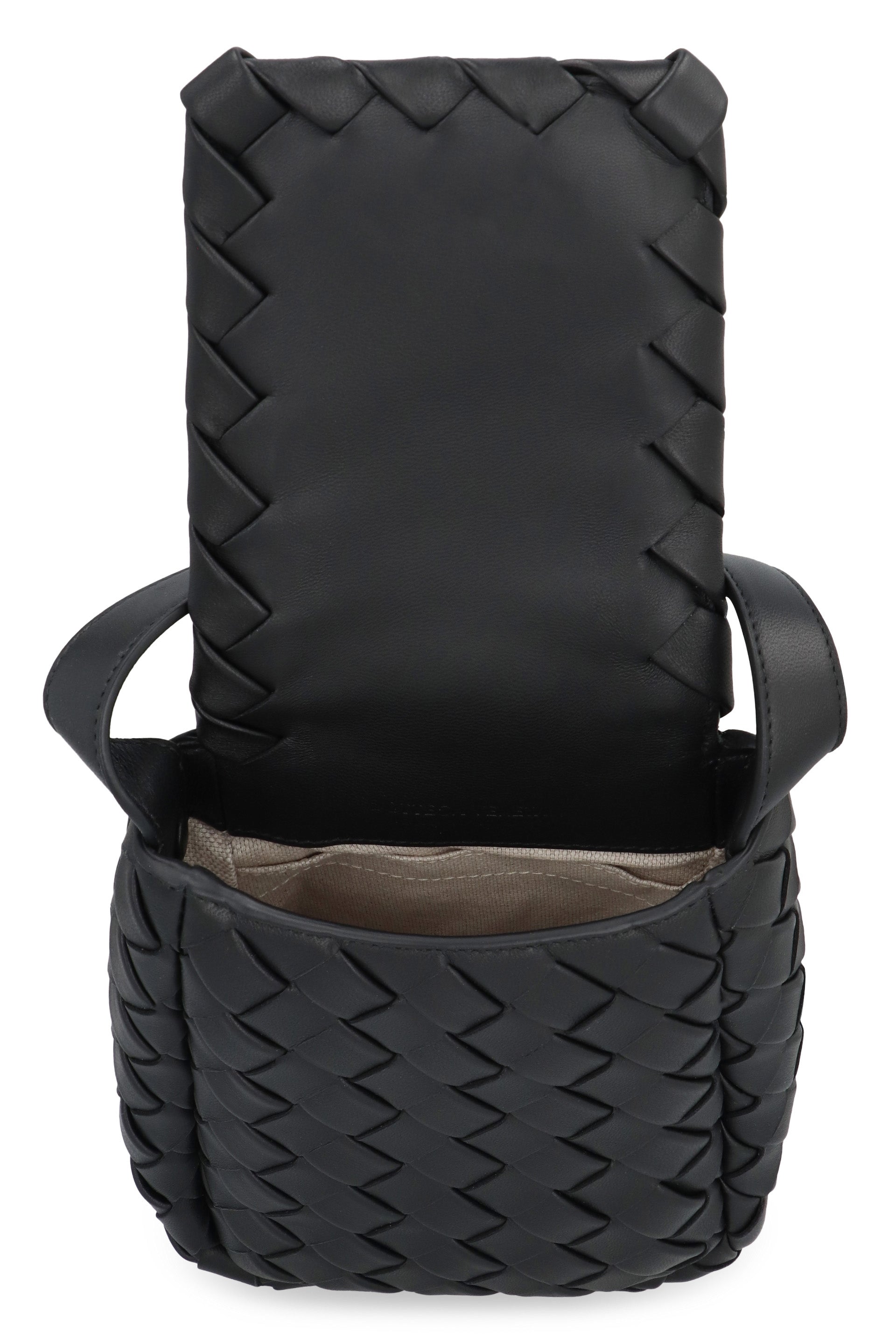 BOTTEGA VENETA Mini Intrecciato Nappa Leather Crossbody Handbag